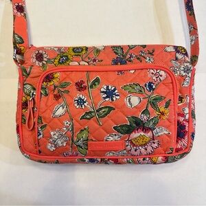 Vera Bradley Coral Floral Crossbody Bag